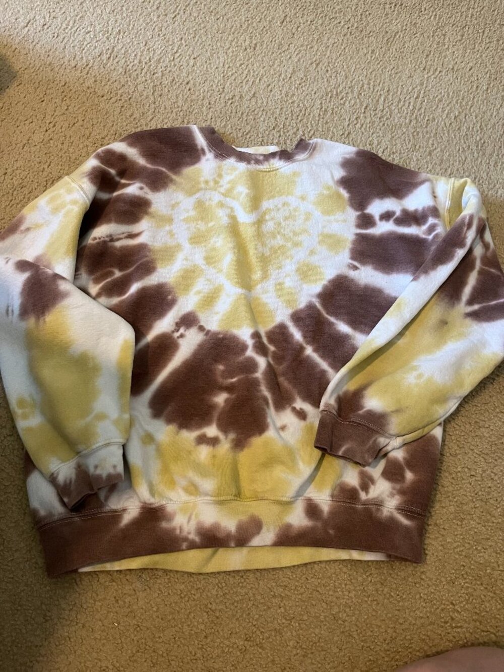 Heart Tie-Die Sweatshirts | Size M